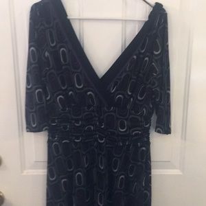 Nwot black and purple dress